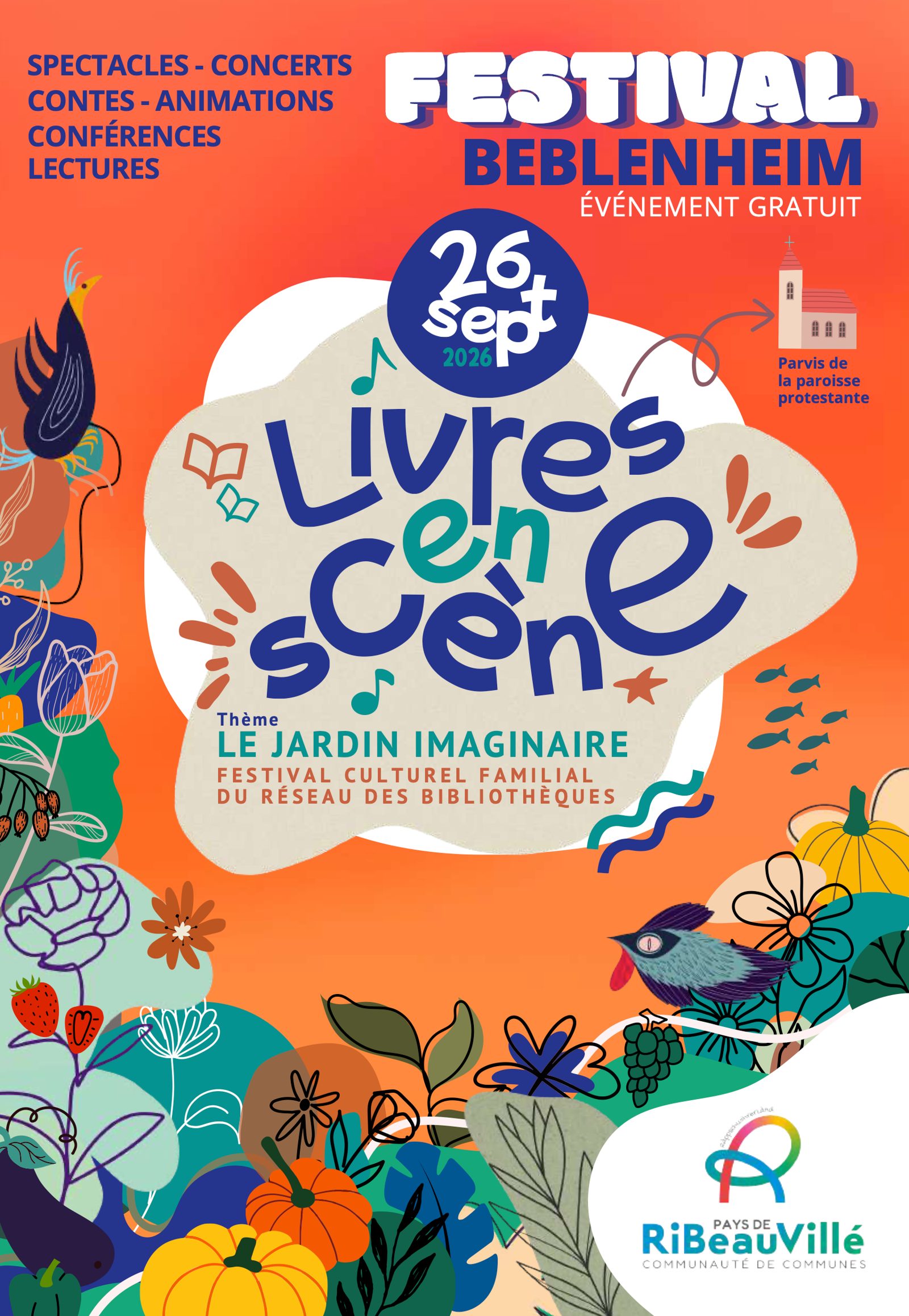Affiche Livres en Scène 2026
