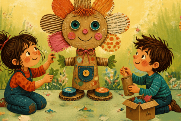 Imagine et crée ton personnage de jardin imaginaire