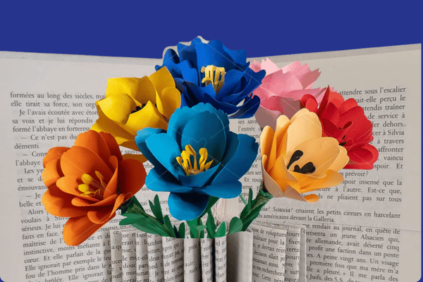 Un jardin fleuri entre les pages